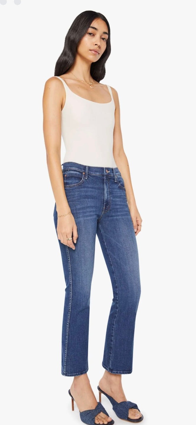 MOTHER-Mid Rise Smokin Double Flood Start Your Engines