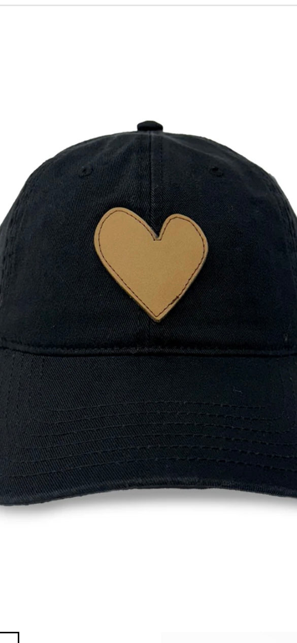 KERRI ROSENTHAL-KR Imperfect Heart Hat Black Brown