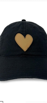 KERRI ROSENTHAL-KR Imperfect Heart Hat Black Brown