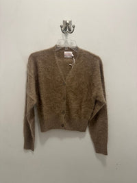 BRODIE-Brushed Cashmere Cardi Pier