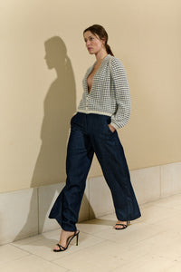 SITA MURT-Jacket with Fuzzy Texture