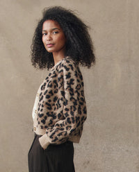 THE GREAT-The Windsor Cardigan Leopard