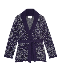 THE GREAT-The Bandana Riding Cardigan Navy