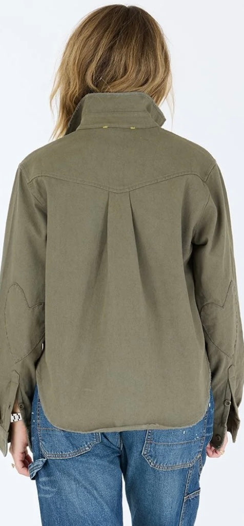 KERRI ROSENTHAL- Pia Love Brigade Shirt Army Green