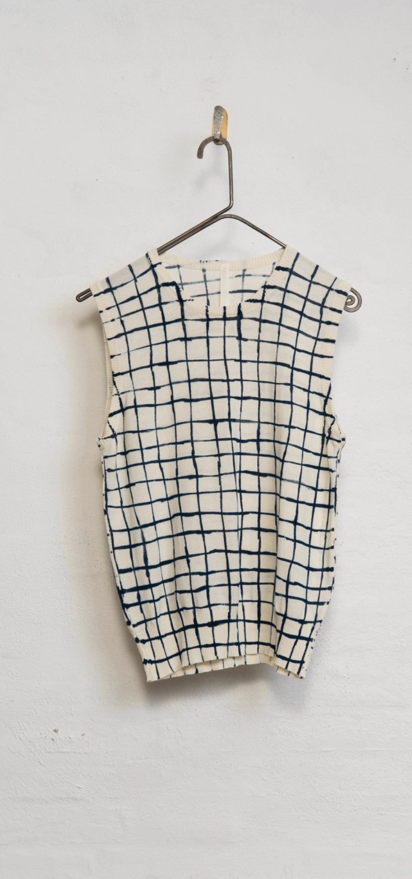 MJ WATSON-Top Navy Checks