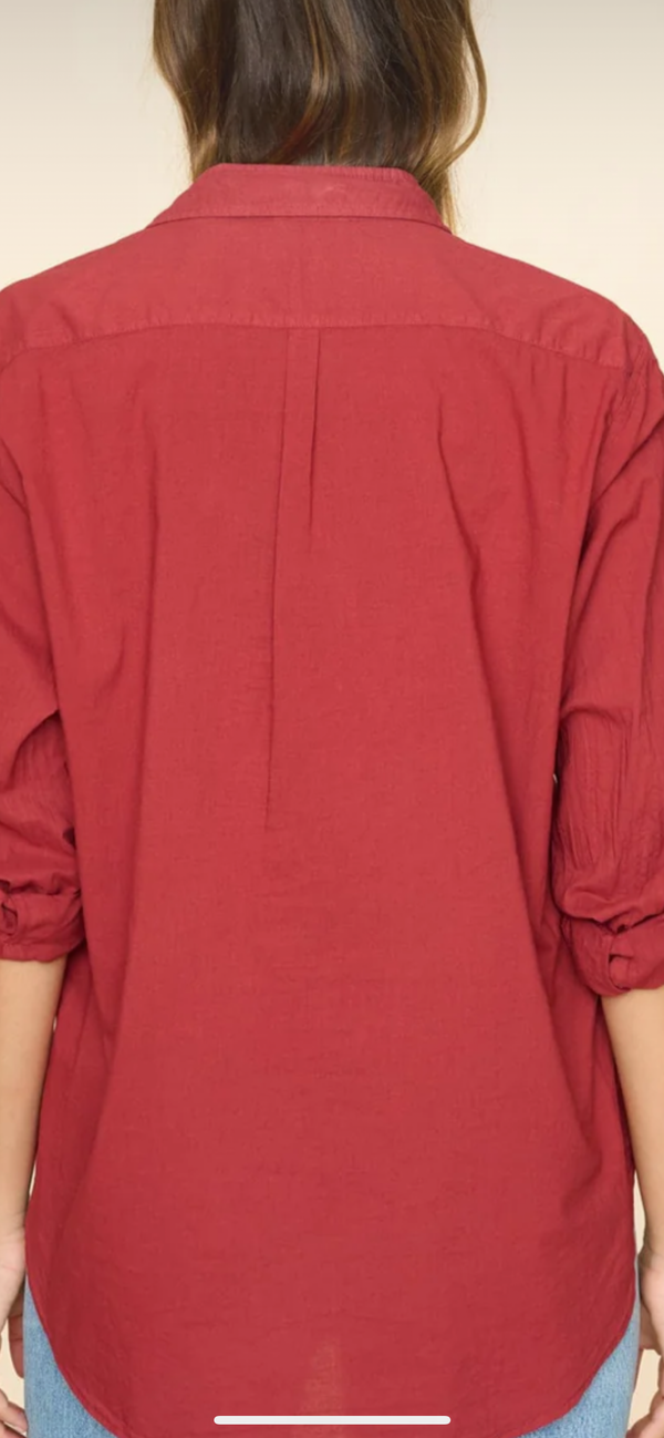 XIRENA- Beau Shirt Brick Red