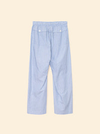 XIRENA-Brinna Pant Chambray Teal Stripe