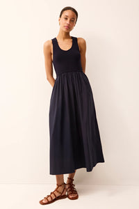 MARIE OLIVER- Anya Dress Naval