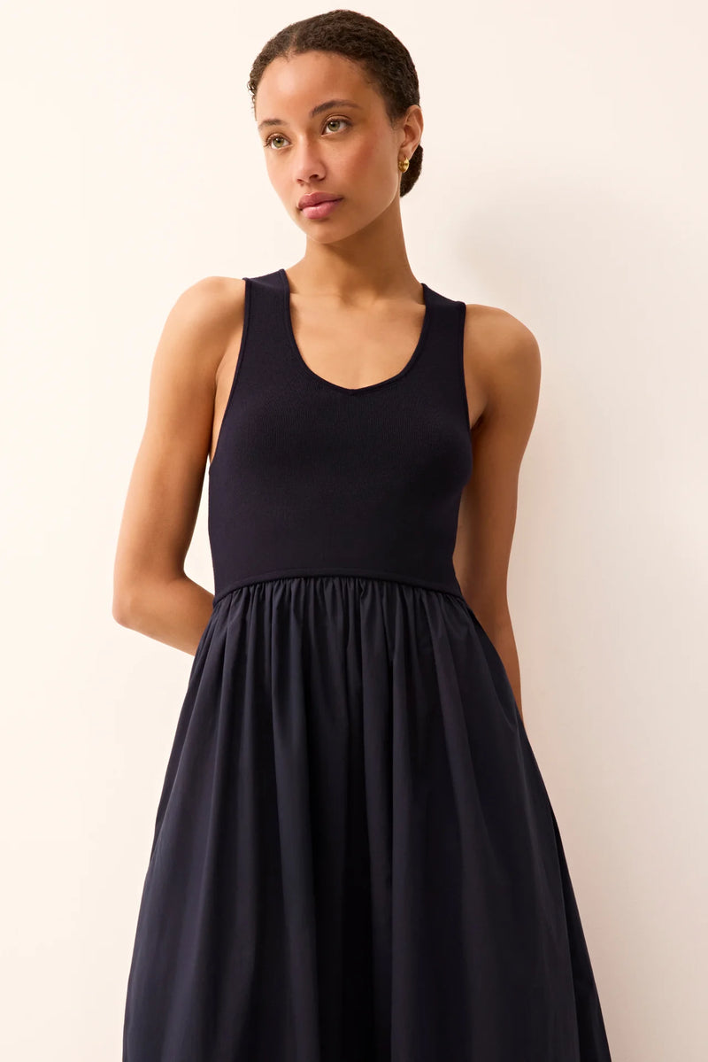 MARIE OLIVER- Anya Dress Naval