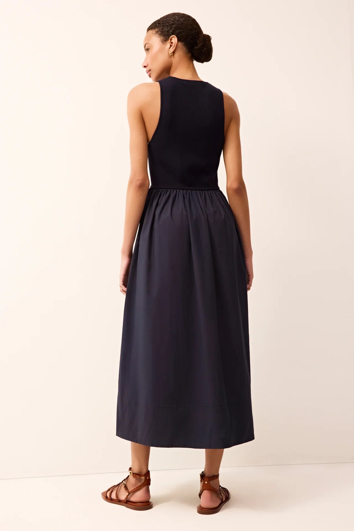 MARIE OLIVER- Anya Dress Naval