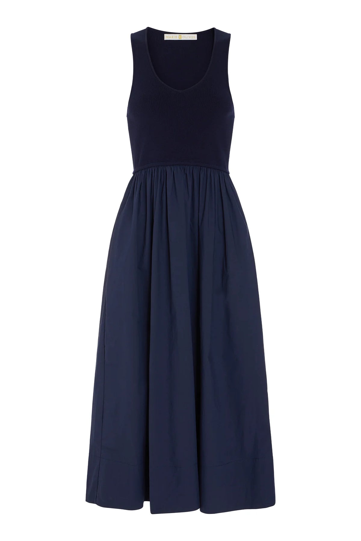 MARIE OLIVER- Anya Dress Naval