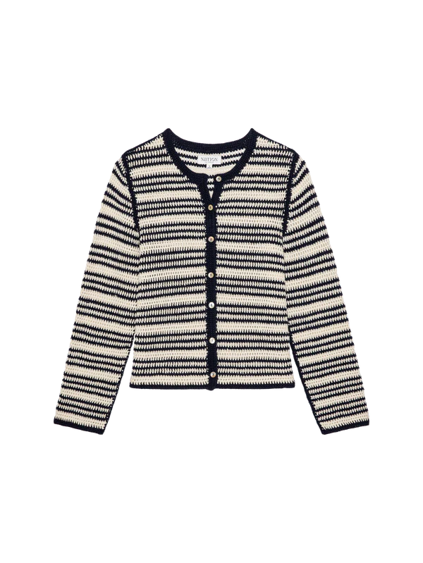 NATION-Courtney Crochet Cardigan Crochet Seascape