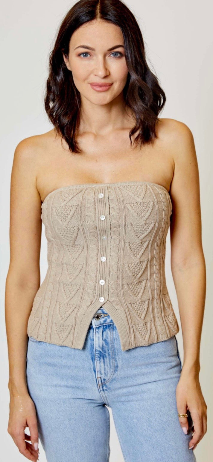 DH NEW YORK-Aubrey Top Nutmeg