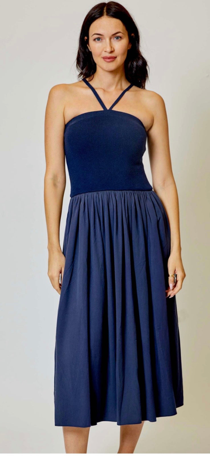 DH NEW YORK-Aimee Dress Navy