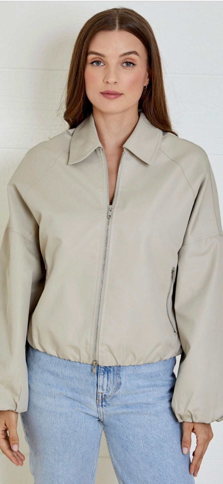 DH NEW YORK-Shaylene Jacket Stone
