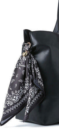 HAUTE SHORE-Scarf Bandana Black