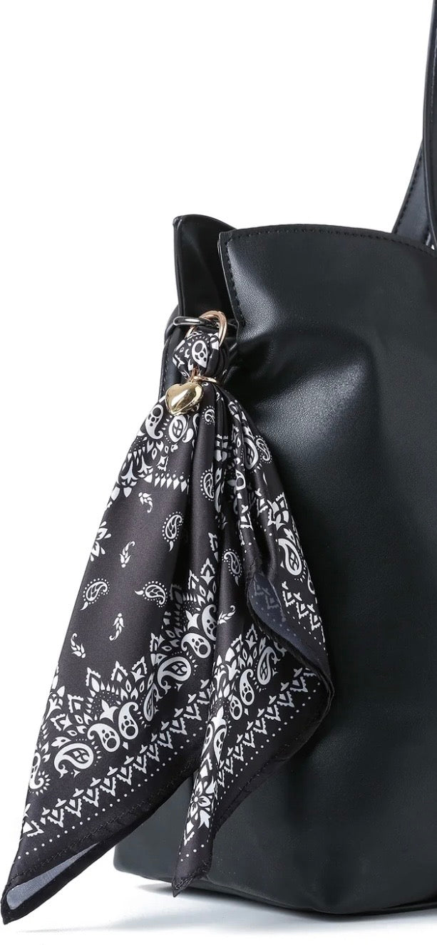 HAUTE SHORE-Scarf Bandana Black