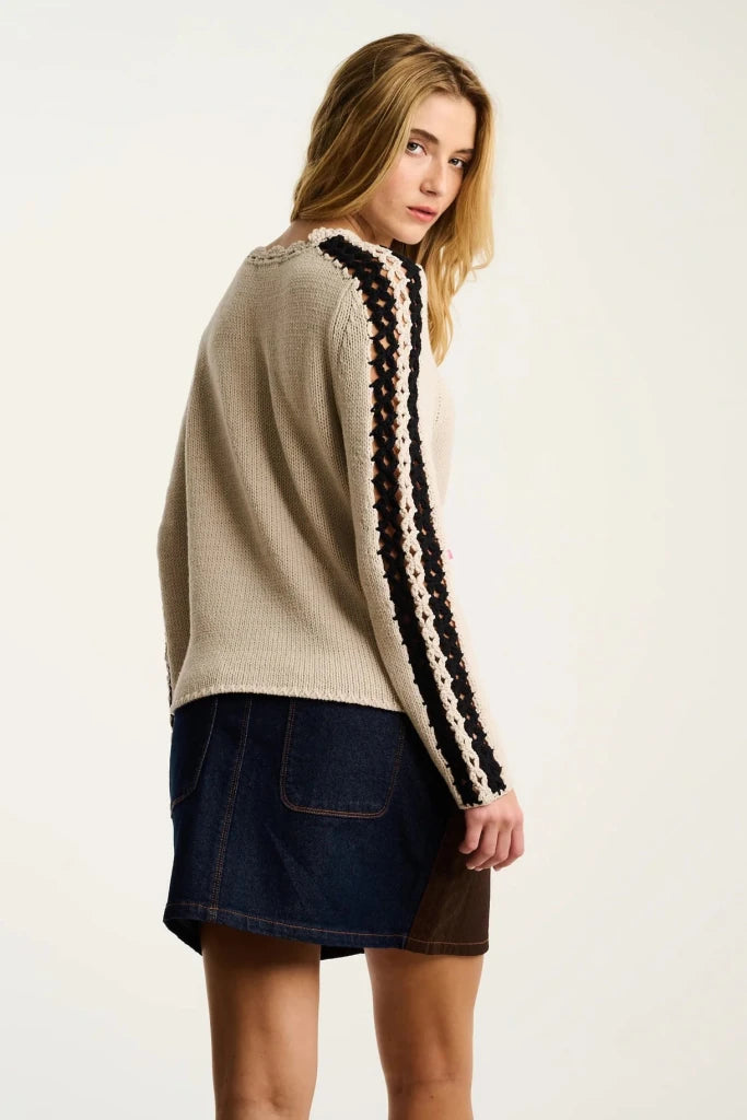 LISA TODD-Shore Club Chickpea/Black