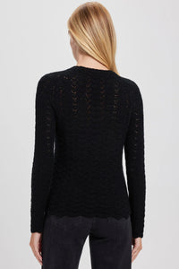 GOLDIE-Boucle Sweater Black