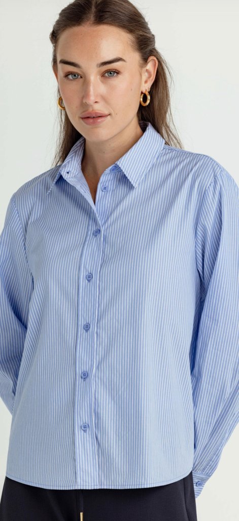 SUNDAY-Cambridge Stripe Jude Shirt Cambridge Strip