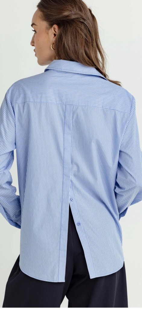 SUNDAY-Cambridge Stripe Jude Shirt Cambridge Strip