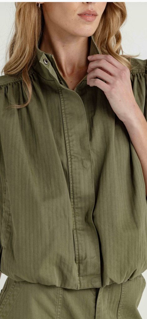 SUNDAYS-Teddy Jacket Olivine