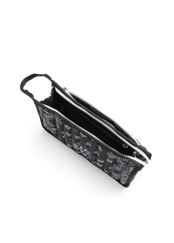 HAUTE SHORE-Beau Black Bandana Pouch