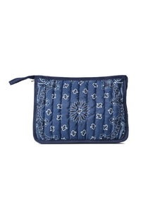HAUTE SHORE-Beau Navy Bandana Pouch