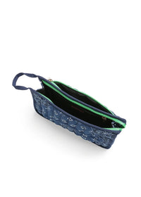 HAUTE SHORE-Beau Navy Bandana Pouch