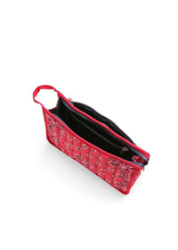 HAUTE SHORE-Beau Red Bandana Pouch