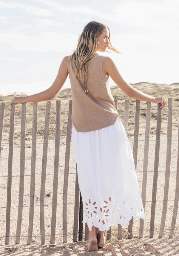 DYLAN-Anna Skirt White