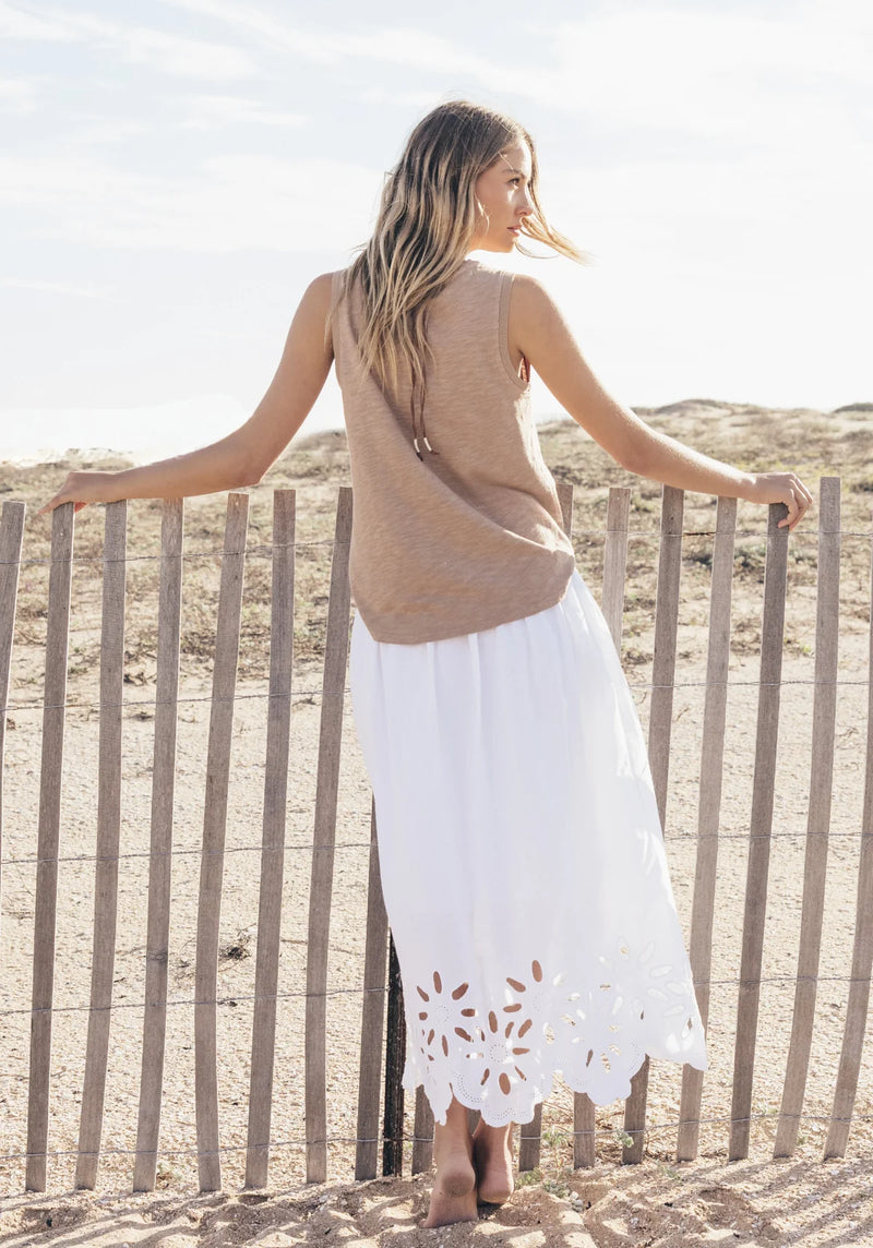 DYLAN-Anna Skirt White