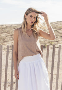 DYLAN-Anna Skirt White