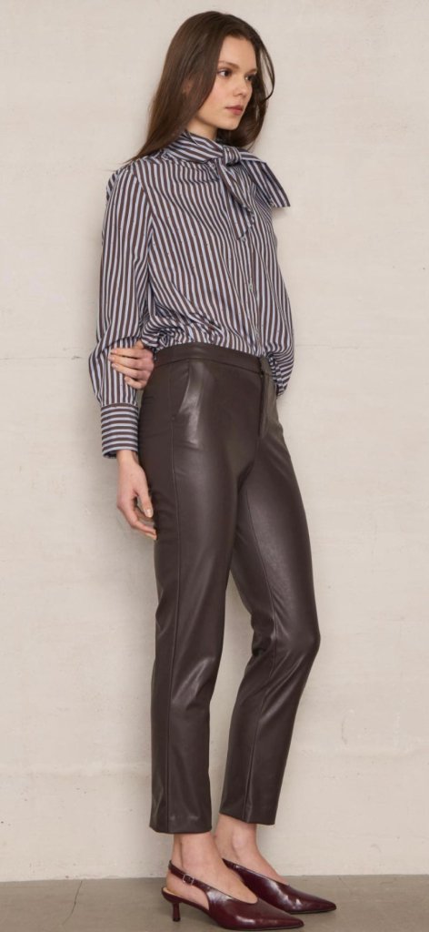LAFATA-The Carine Trouser Chocolate
