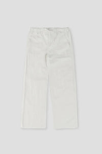 G1-Linen Cotton Vacation Pant White