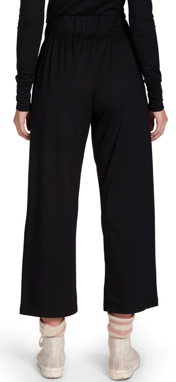 LES TIEN-Penny Pleat Front Pant Jet Black