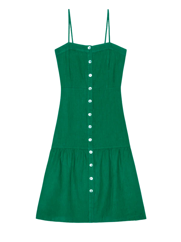NATION-Luciana Dress Verdant Green