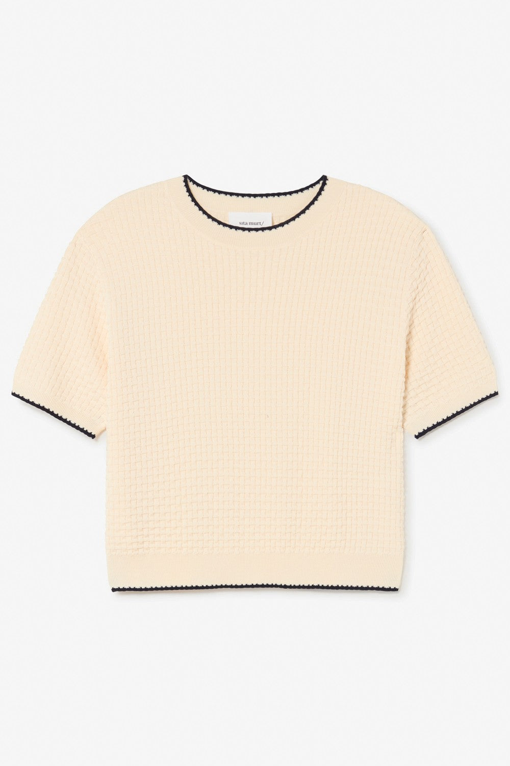 SITA MURT-Fully Fashioned Sweater Ecru