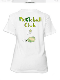UNFORTUNATE PORTRAIT-Pickleball Club Women's T-Shirt