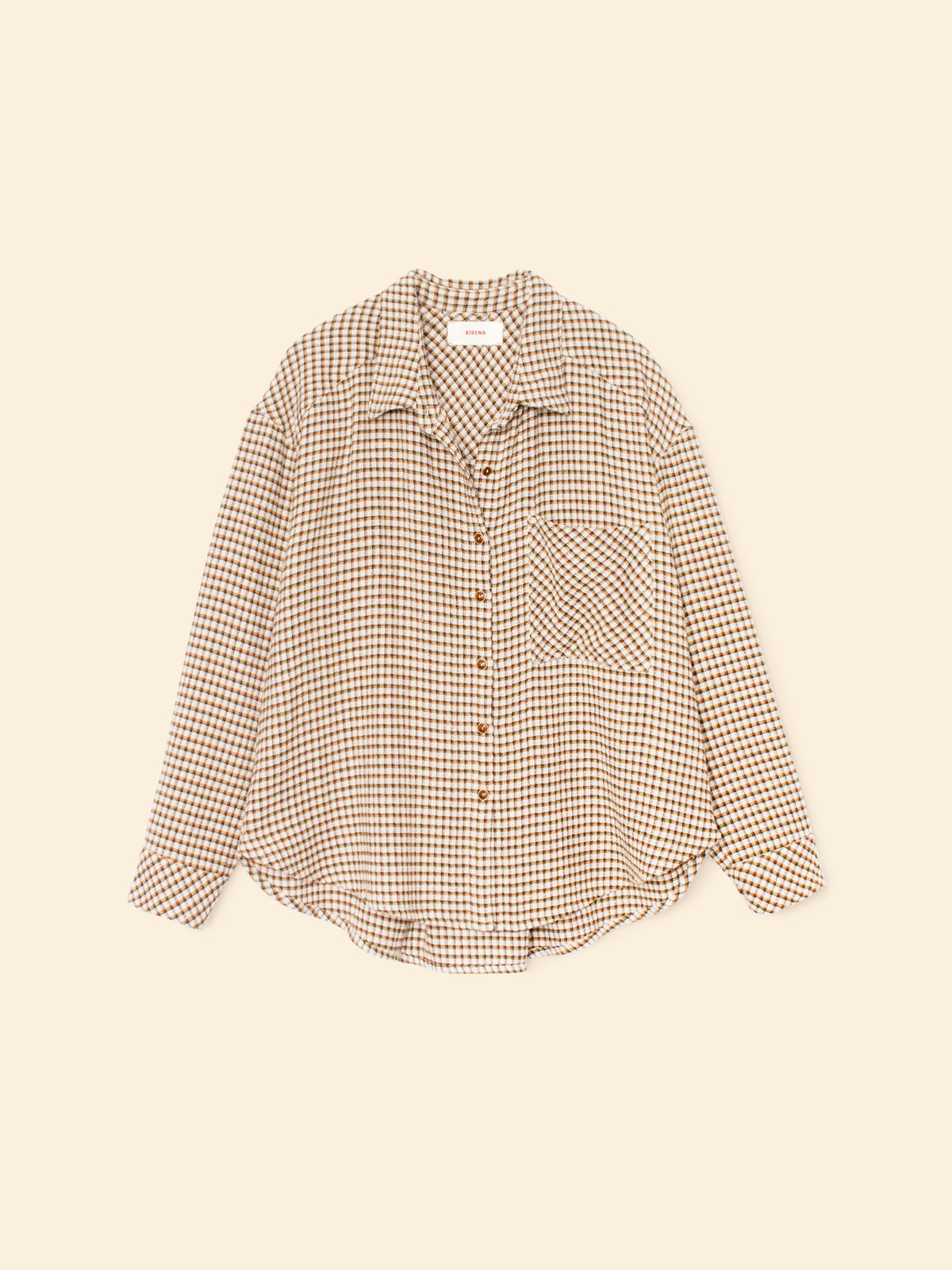 XIRENA-Jordy Shirt Natural Check