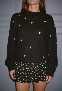 Ciao Lucia Gearda Pullover in Black