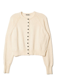 Ciao Lucia Laine Cardigan in Ivory, additional view