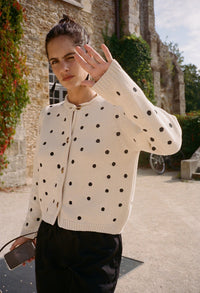 Ciao Lucia Maija Cardigan in Ivory