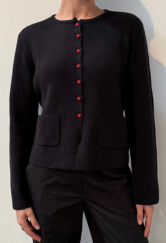 Ciao Lucia Silja Cardigan in Black, additional view