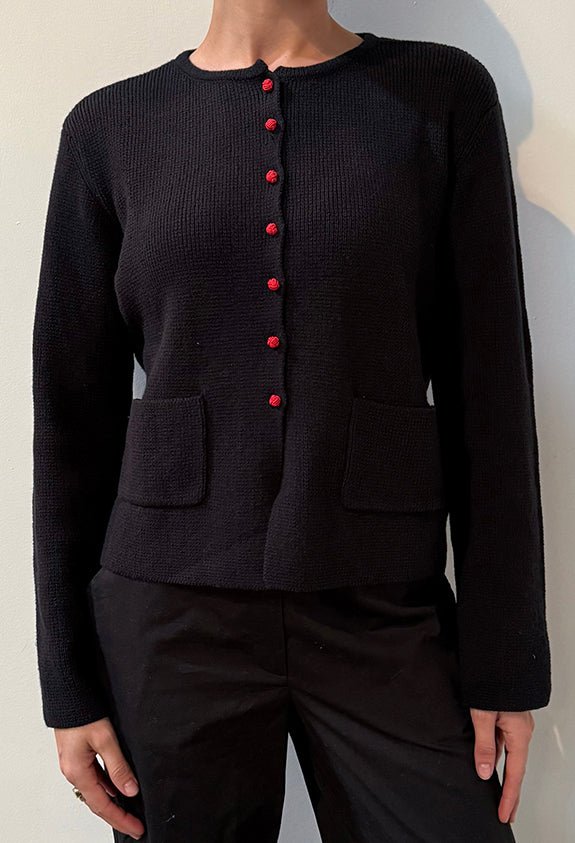 Ciao Lucia Silja Cardigan in Black, additional view