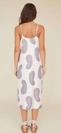 XIRENA-Amber Dress Ivory Paisley