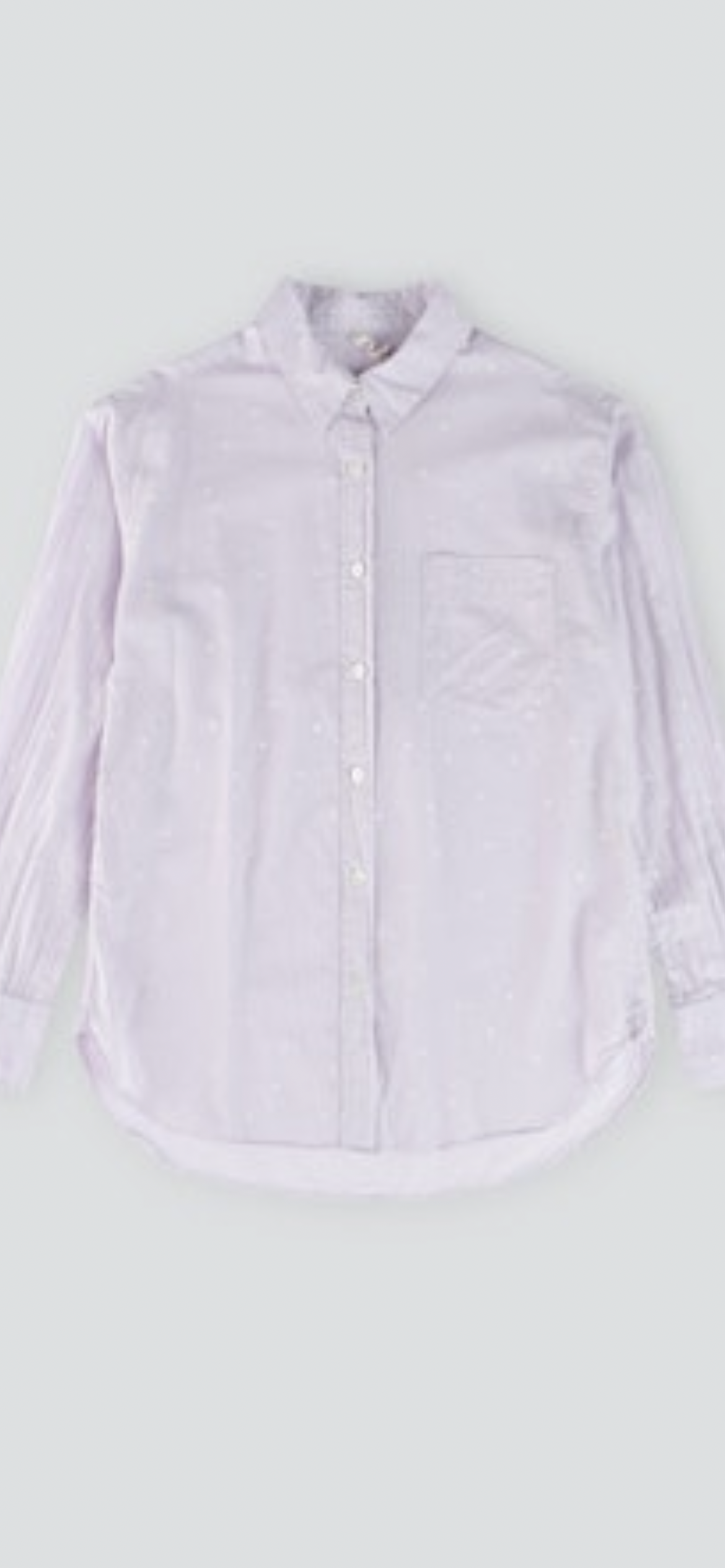 G1-Airy Shirt with Star Print Lavender
