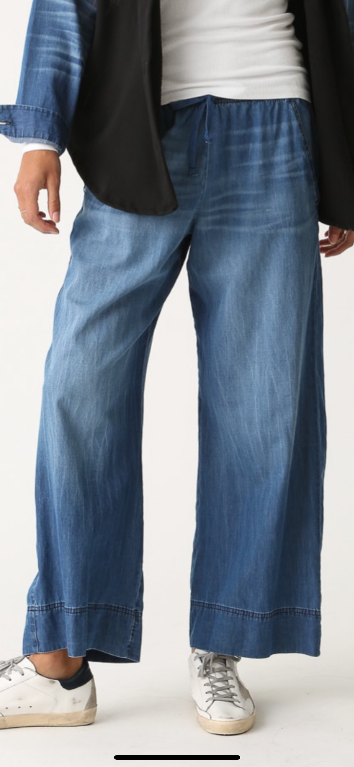 ELECTRIC & ROSE-Cooper Pant in Chambray Denim Blue