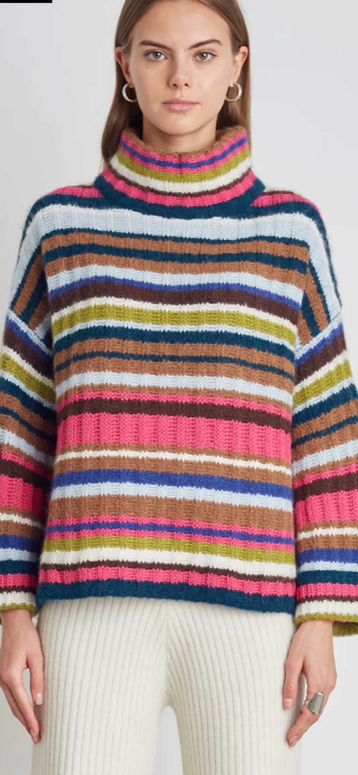 ELEVEN SIX-Esme Stripe Sweater Multi Color